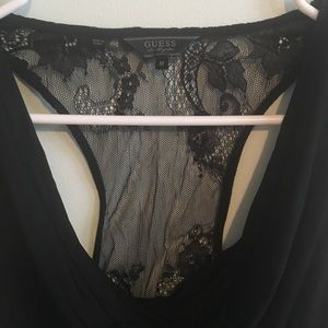 Guess Tops - Black lacy guess tank Guess Tops - Black lacy guess tank